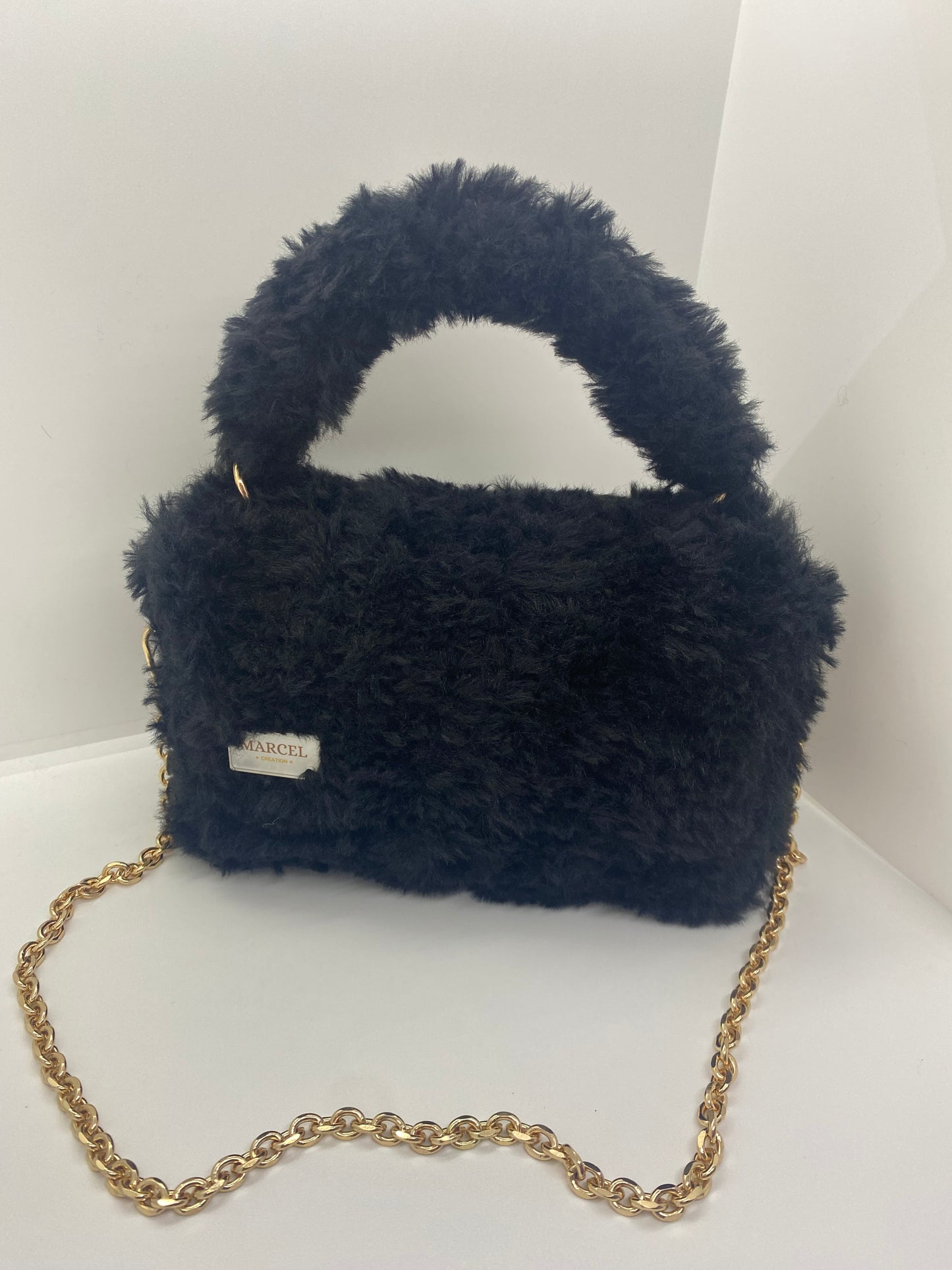 Sac Noir fluffy