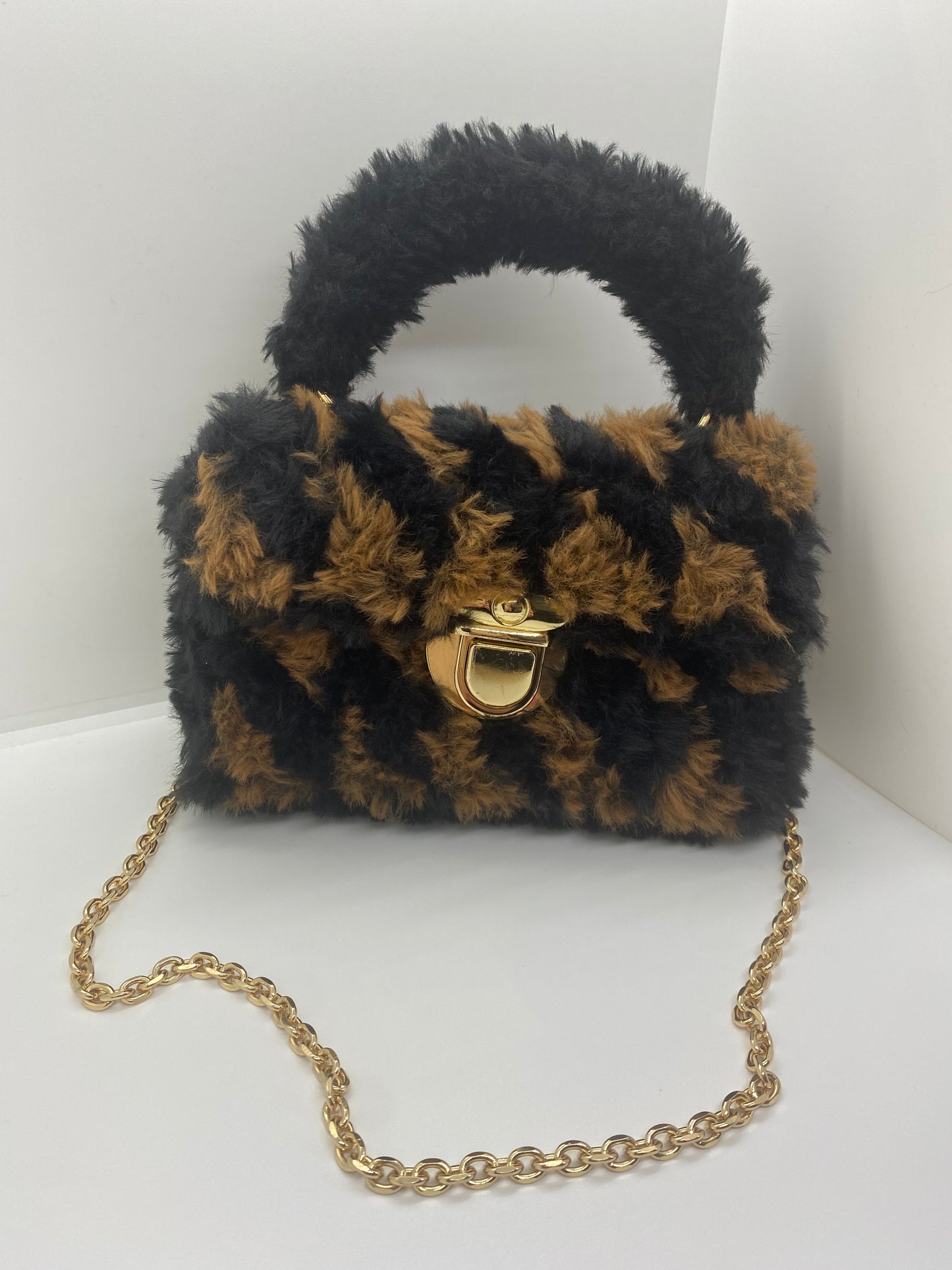 Sac Léopard fluffy