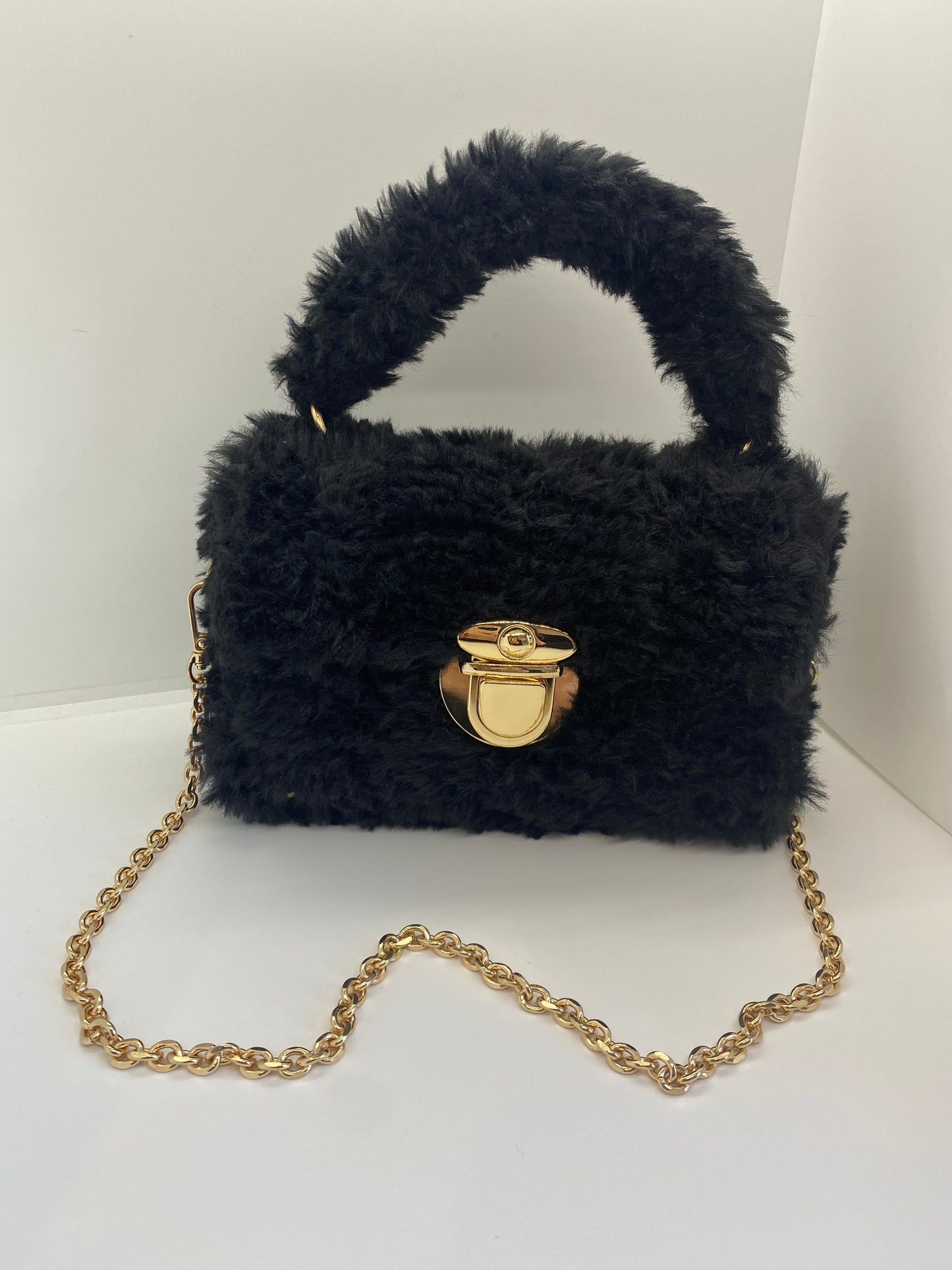 Sac Noir fluffy