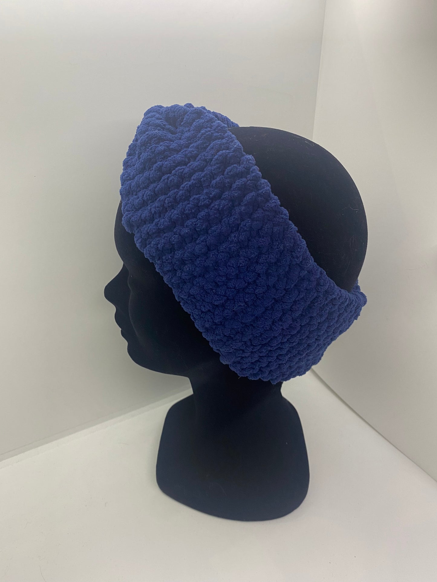 Tour de tête bleu foncé