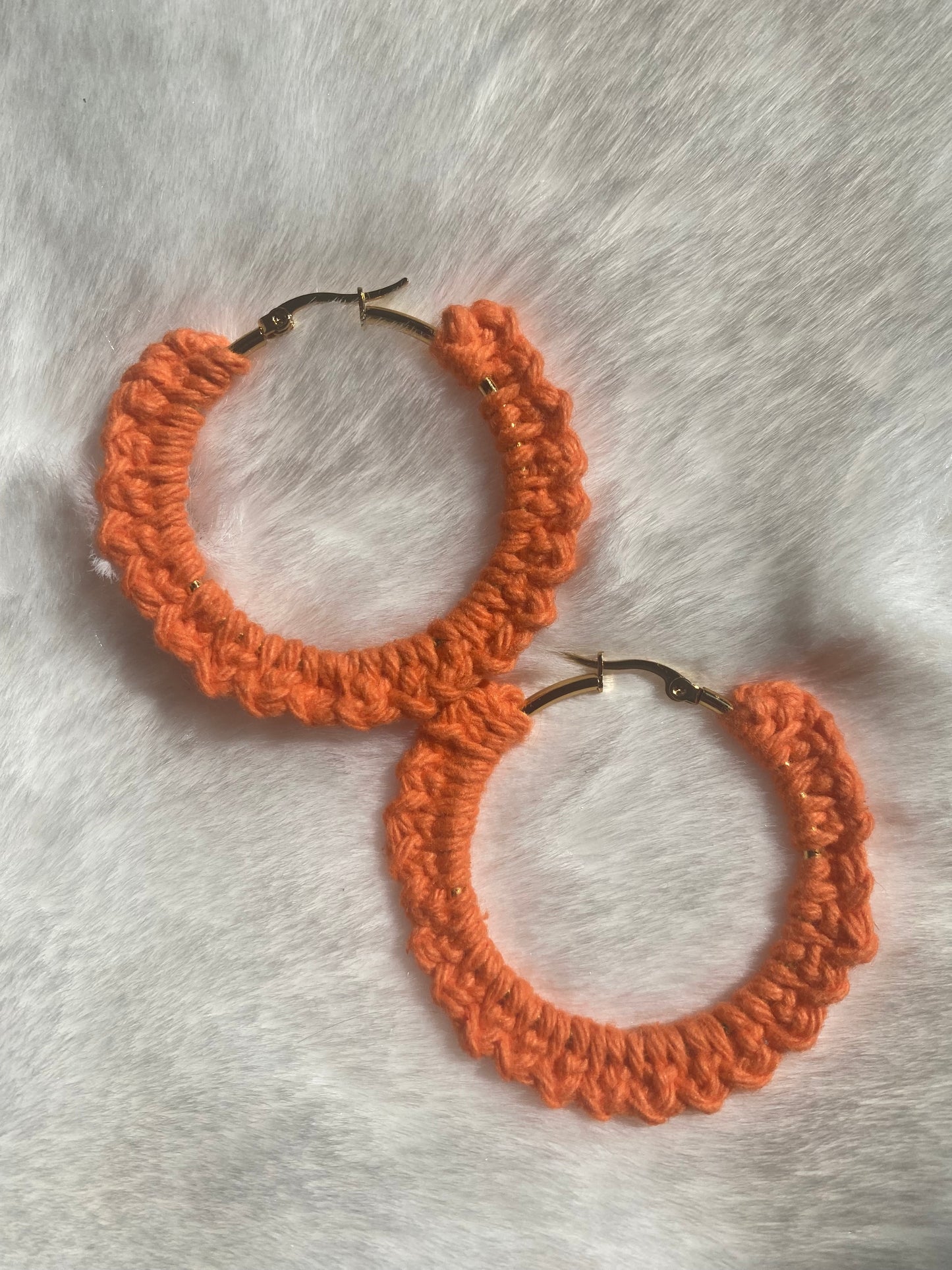 Boucles d'oreilles orange