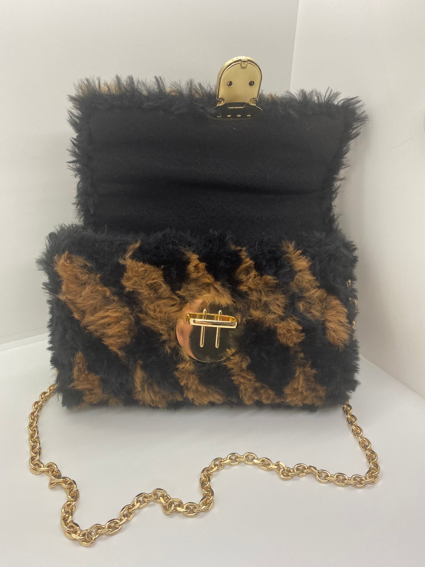 Sac Léopard fluffy