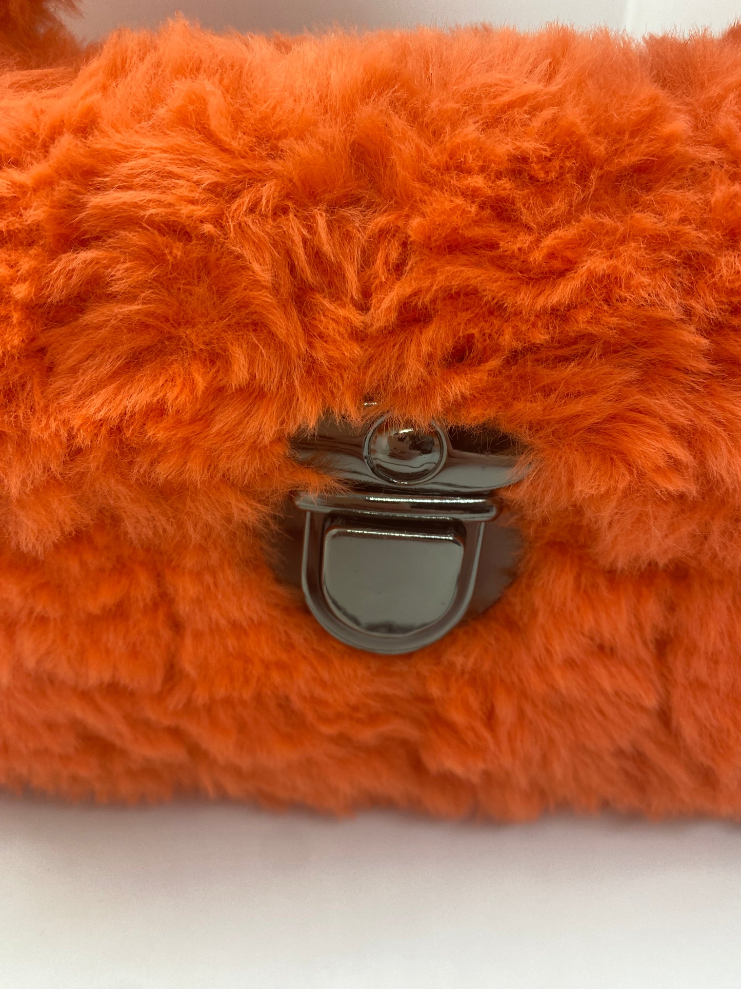 Sac Orange fluffy