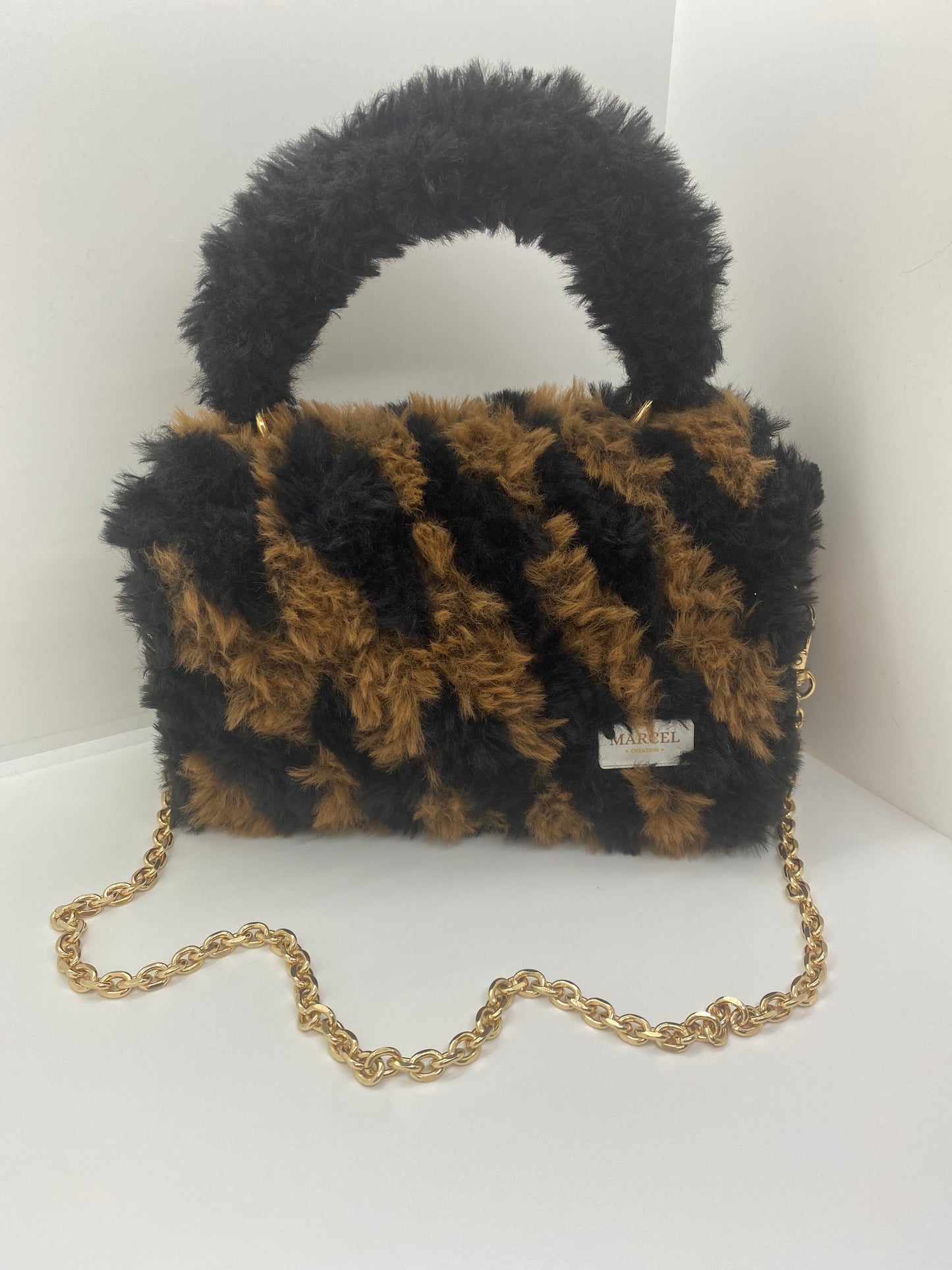 Sac Léopard fluffy
