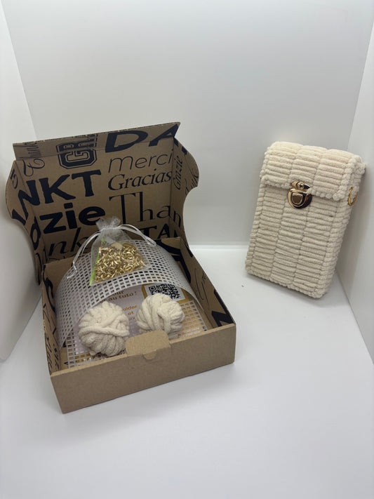 KIT DIY POCHETTE PORTABLE BEIGE