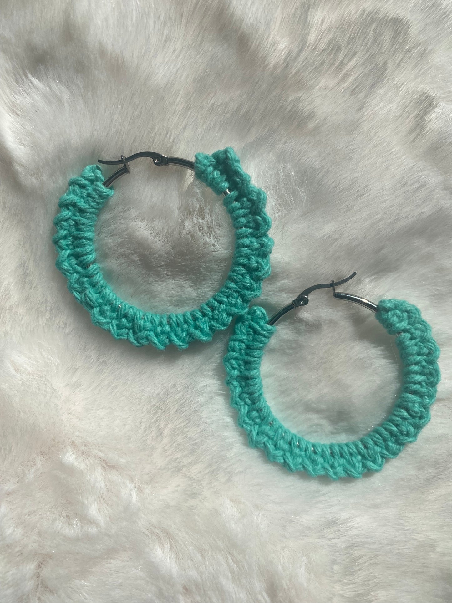 Boucles d'oreilles bleu