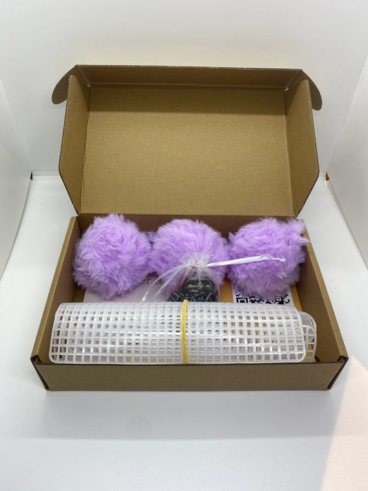 KIT DIY MAUVE FLUFFY