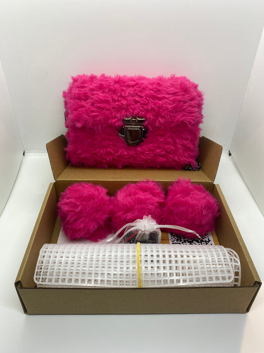KIT DIY FUCHSIA FLUFFY
